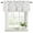 Light Green Light Brown White, variant on 2 Pack Sparrow Valances for Windows Bedroom Living Room Window Treatments, Spring Birds on The Branches Retro Country Beige Rod Pocket Valance Drapes Short Kitchen Curtains Over Sink 42"x12"