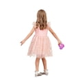 thumbnail image 4 of LYMAYTER Kids Toddler Girls Ruffle Princess Dresses Summer Casual Tulle Skirt 3-8T, 4 of 9
