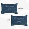 thumbnail image 4 of EasygdpShark Polyester Fiber Double-Sided Pillowcase,Super Soft,Comfortable And Luxurious Pillowcase,Not Easy To Break Or Deform- 20"X30", 4 of 9
