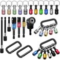 thumbnail image 1 of 18PCS Bit Holder Cool Gadgets, 11P Drill Bit Holder Keychain/ 3P Impact Drill Sockets Adapter/ 3P 1/4’’ Quick Hex Shank/ 105°Right Angle Driver with 1/4’’Hex Shank, 1 of 7