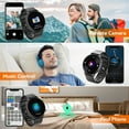 thumbnail image 4 of Minsxk men's Smart Watch 1.39-inch, with Answer Make Call/IP68 waterproof/10 days standby, with Fitness Tracker,fits for Android iPhone Devices, perfect gift（ Black）, 4 of 6