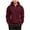 Wine, variant on HBGVBA Big Boys Fleece Quarter Zip Hoodie,Solid Color Thick Hooded Pullover Top Loose Relaxed Long Sleeve Warm Casual Daily Fashion 5-15 Years