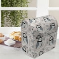 thumbnail image 3 of Owl Stand Mixer Cover, Abstract Design Pattern with Birds on Branches Dots, Kitchen Appliance Organizer Bag Cover with Pockets, 5 Quarts, Rose Slate Blue, by Ambesonne, 3 of 4
