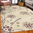 thumbnail image 3 of Abstract Decorative Rug, Spiral Form Circular Flowers Modern Style Illustration with Polka Dots, Quality Carpet for Bedroom Dorm and Living Room, 6 Sizes, Khaki, by Ambesonne, 3 of 4