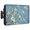 Blue, variant on Spring White Blossoms Waterproof Outdoor TV Cover, Country Rustic Vintage Tree Flowers Leaf Outside Weatherproof TV Enclosures for 30 to 32 Inch LCD Television Shield Flat Screen Protectors