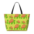 thumbnail image 2 of Naloa Cartoon Turtles 1 Large Capacity Beach Bag, Waterproof Sandproof Beach Swim Pool Bag Tote Bag for Women, 2 of 7