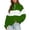 Green-a, variant on Quarter Zip Sweatshirt Women Stand Collar Color Block Fleece Pullover Lightweight Casual Loose Long Sleeve Fall Sweatshirt No Hood Black S