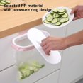 thumbnail image 6 of NIBOLOG Over the Door Trash Bag Rack Good Load Capacity with Lid PP Garbage Bag Holder Kitchen Gadgets, 6 of 8