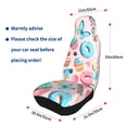 thumbnail image 4 of Xecao Cupcakes and Donuts Print Car Seat Cover in That Fits Most Cars, Vans, SUVs, and Trucks., 4 of 7