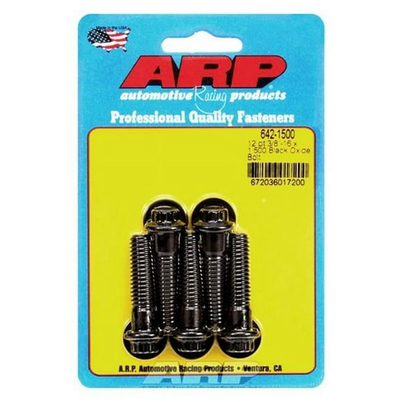 ARP 642-1500 0.37-16 x 1.5 in. 12 Point Bolt Kit - Set of 5