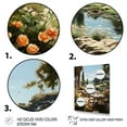 thumbnail image 3 of Designart "Outdoor Dining Country Clubs painting I" Cityscapes Floater Framed Canvas Print, 3 of 7