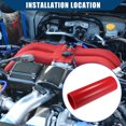 thumbnail image 2 of Unique Bargains Car Straight Coupler Silicone Hose Front Universal Intake Intercooler Silicone Tube 4-Ply 3.75' ID Red, 2 of 7