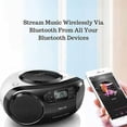 thumbnail image 2 of Philips AZ330T Wired Boombox Portable CD Player Hi-Fi Music Sound System MP3-CD/RW Player Audio Invput (Black), 2 of 11