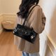 thumbnail image 3 of Mujeres PU Bolso Hombro Bolso La Axila Elegante Bolso (negro), 3 of 9