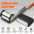 thumbnail image 3 of Tumbler Rolling Knife Sharpener Detachable Knife Sharpening Made Easy Rolling Knife Sharpening System for Pocket Knife / Kitchen Knives / Chef Knife Set + 15 and 20 Degrees Magnetic Knife Sharpening, 3 of 7