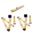 thumbnail image 1 of Airplane 3 Point Tan Retractable Bench Seat Belt Kit for Chevy FS Blazer 1969-1972 - 3 Belts, 1 of 1