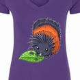 thumbnail image 4 of Inktastic Wooly Bear Caterpillar Cute Baby Insect Women's V-Neck T-Shirt, 4 of 5