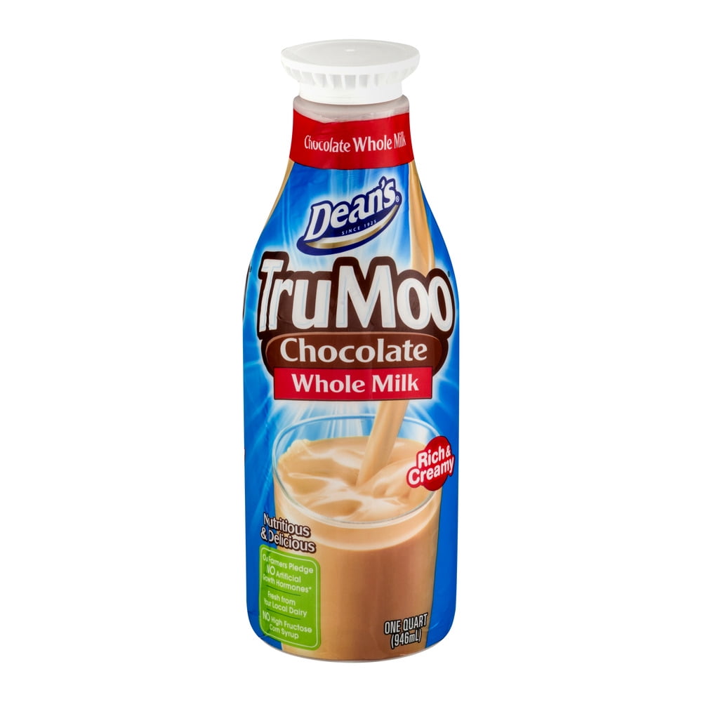 Dean's TruMoo Chocolate Whole Milk, 1 Quart