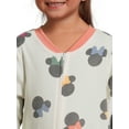 thumbnail image 4 of Minnie Mouse Toddler Girls One Piece Sleeper Pajamas, Sizes 12M-5T, 4 of 5