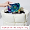 thumbnail image 6 of tie dye Portable Velvet Earring Organizer with Removable Compartment, Necklace Holder, Jewelry Organizer, and Decorative Gift Box, 6 of 7