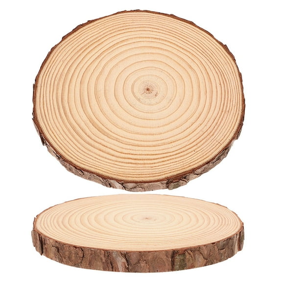 UPKOCH garden stone stepping 2pcs square wood for outdoor landscaping and pathways