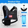 thumbnail image 3 of Maelstrom Running Vest for Men & Women, Detachable Hydration Pack with 2L Bladder, Breathable Backpack for Hiking, Cycling, Marathon, 3 of 8