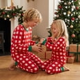 thumbnail image 5 of Family Pajamas Matching Set, Long Sleeve Shirt with Pants Plaid Sleepwear Loungewear, 5 of 9