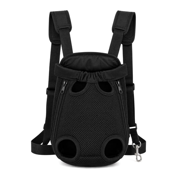 JKXTDKS Mosago Dog Backpack Carrier,Front Chest Carrier for Small Dogs, Adjustable Shoulder Straps, Legs Out Design, Breathable Mesh, Hands-Free Carrying, Soft Padded Support for Walking Hiking