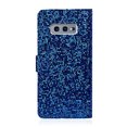 thumbnail image 2 of Allytech Samsung Galaxy S10e Case, PU Leather Bling Glitter Inner TPU Cover Bumper Stand Cards Slots Wrist Strap Magnetic Flip Cover Shockproof Wallet Case for Samsung Galaxy S10e, Blue, 2 of 9