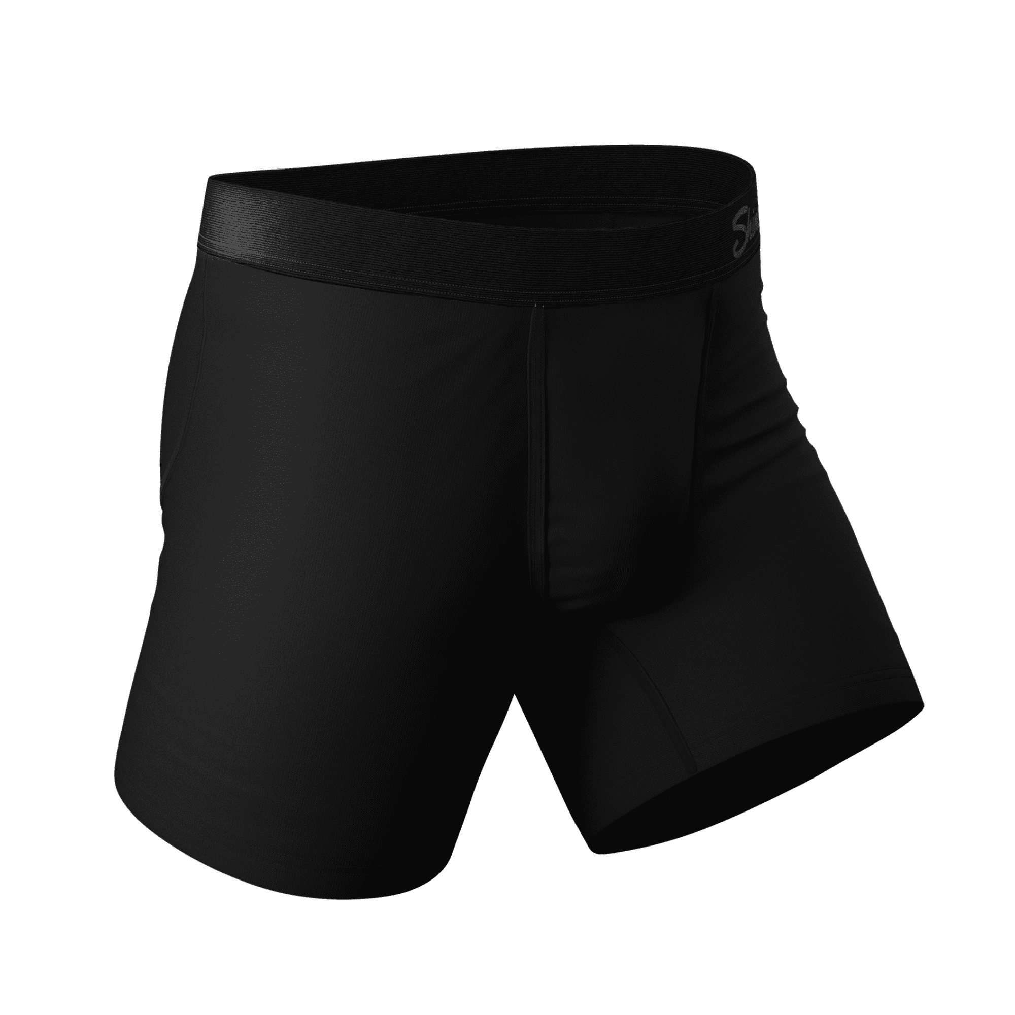 The Threat Level Midnight // Black Ball Hammock® Pouch Underwear With Fly ( XL) - Shinesty Underwear, Shorts, & Trunks - Touch of Modern