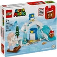 thumbnail image 3 of LEGO Super Mario Penguin Family Snow Adventure Expansion Set, Build and Display Toy for Kids, Includes a Goomba Figure and Baby Penguin, Gift for Gamers, Boys and Girls Ages 7 and Up,71430, 3 of 9