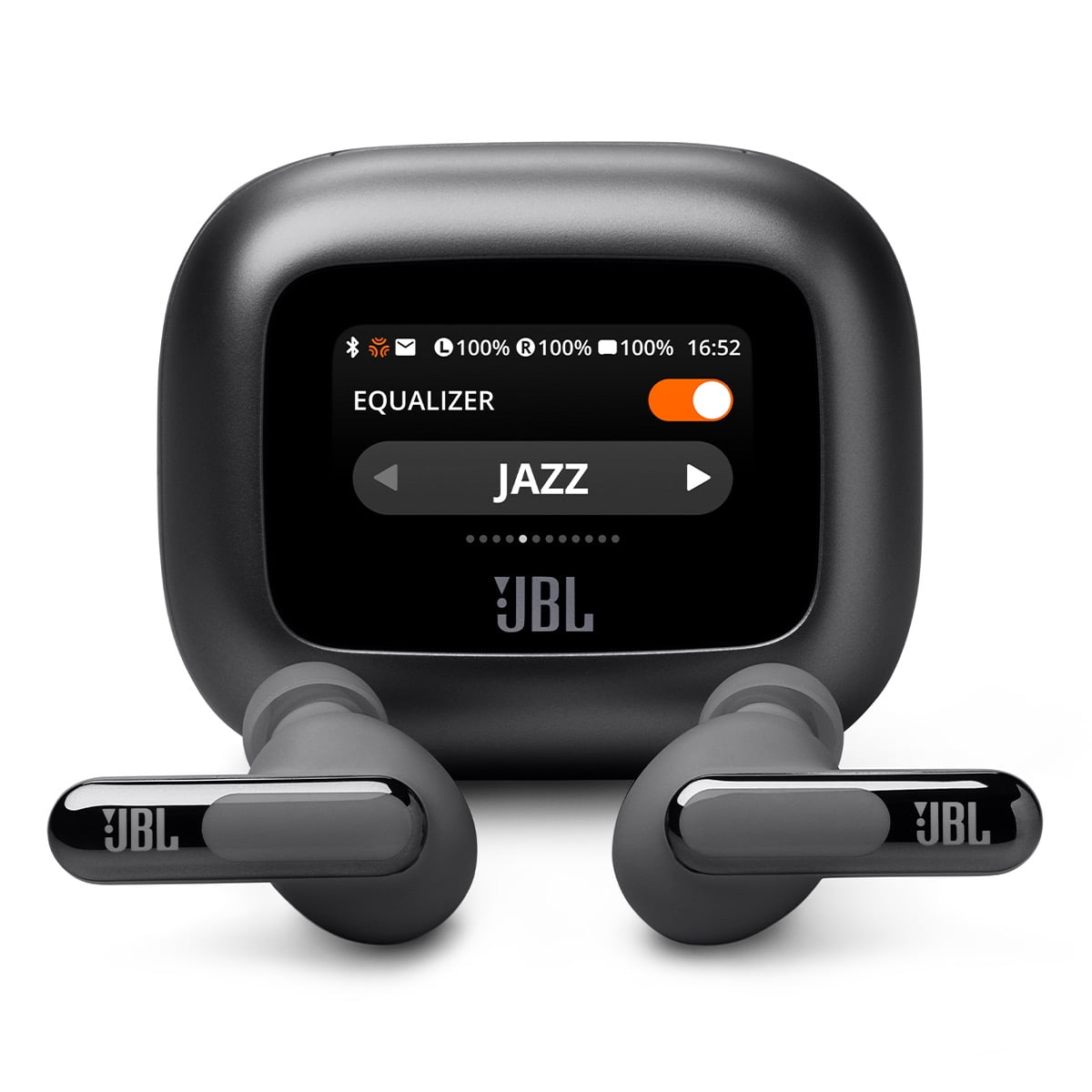 JBL Live Beam 3 True Wireless Noise Cancelling Earbud Bundle with gSport Case (Black)