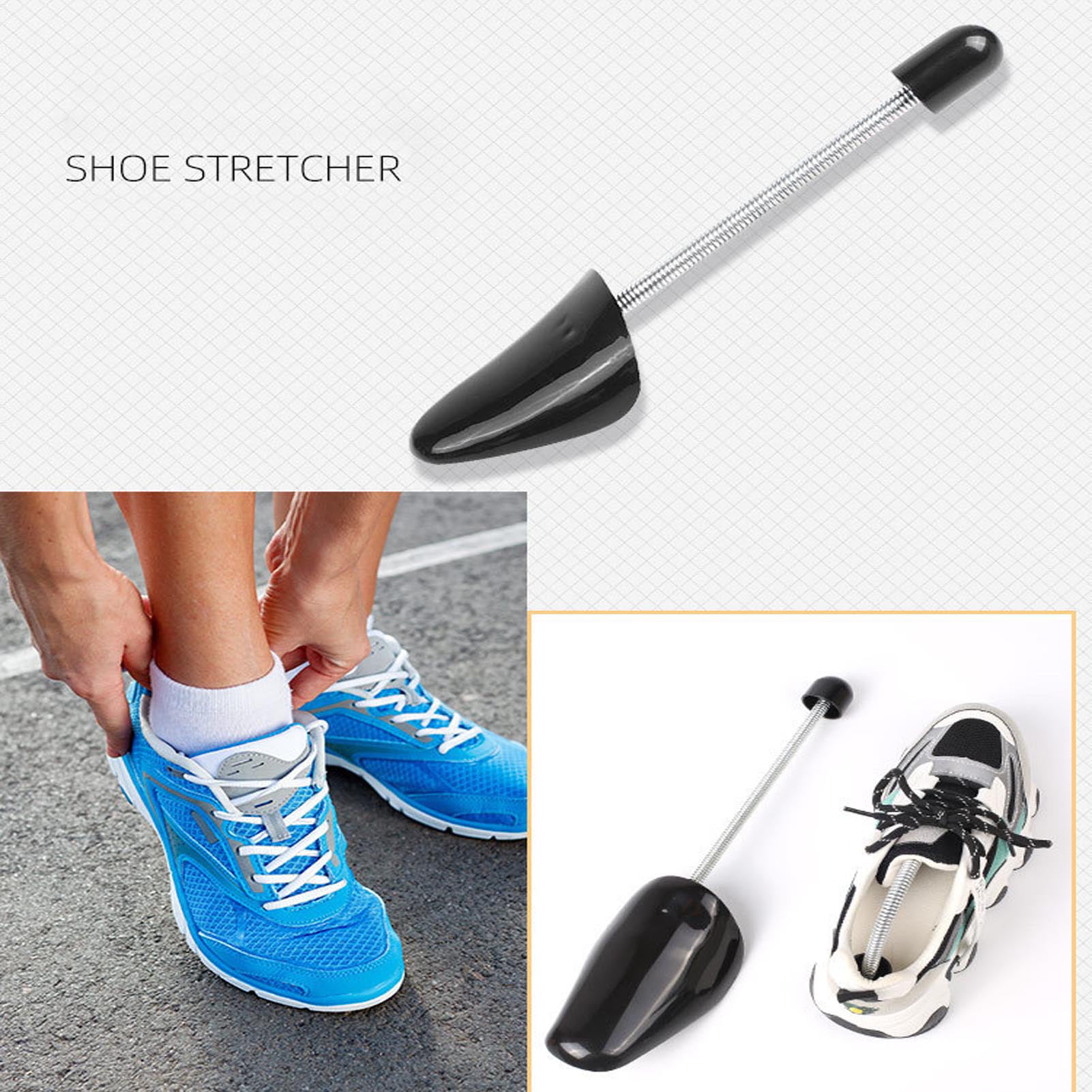 Practical Adjustable Length Men Shoe Stretcher Tree Plastic Boot Holder Shaper Keeper 2 Pair