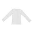 thumbnail image 2 of Playera Baby Creysi para Niña Manga Larga Diseño Liso Blanca Talla ECH, 2 of 4
