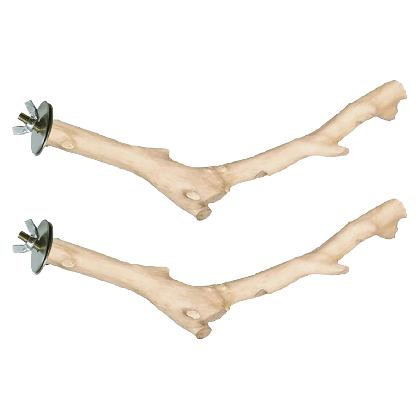 Natural Wood Large Grapevine Perch for Birds. Rope, Exercise, Natural ...