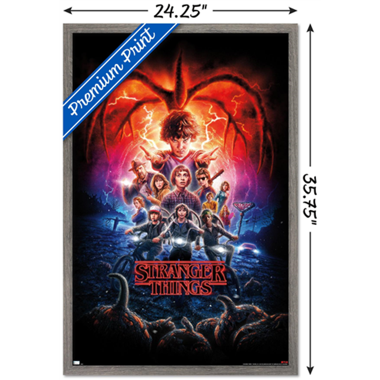 Netflix Stranger Things: Season 2 - One Sheet Wall Poster, 22.375