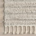 thumbnail image 4 of nuLOOM Risette Geometric Shag Tassel Area Rug, 12' x 15', Risette Beige, 4 of 9