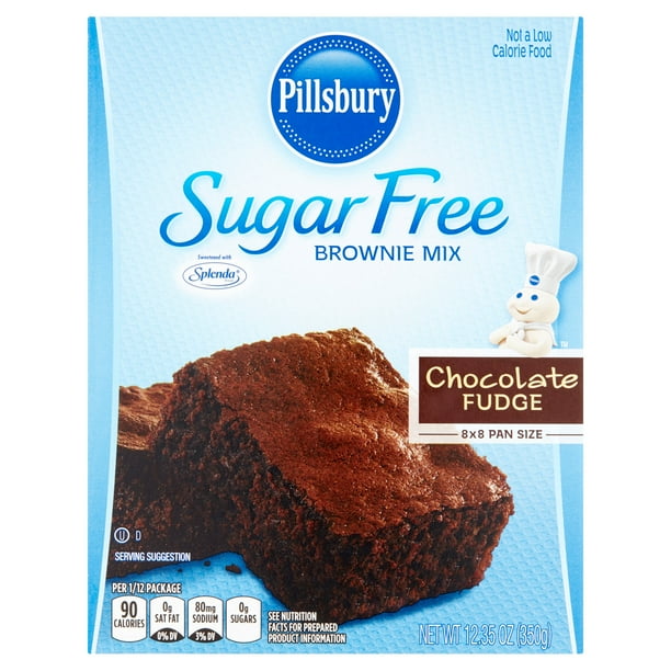 Pillsbury Sugar Free Chocolate Fudge Brownie Mix 12 35 Oz