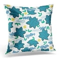 thumbnail image 1 of EREHome Motif de Fleurs Coloré, Graphique, Vif et Ludique avec Pois, Traits, Feuilles, Floral Moderne Naïf, Taie d'Oreiller Intégrale, Housse de Coussin 18x18 Pouces, 1 of 1