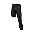 thumbnail image 1 of Pantalons de Compression 3/4 pour Hommes Leggings d'Entraînement Collants Couche de Base Pantalons pour la Course Gauche Longs, 1 of 8