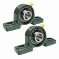thumbnail image 2 of 2 Pack UCP204-12 Pillow Block Mounted Ball Bearing - 3/4 Inch Bore - Solid Cast Iron B y6736, 2 of 6