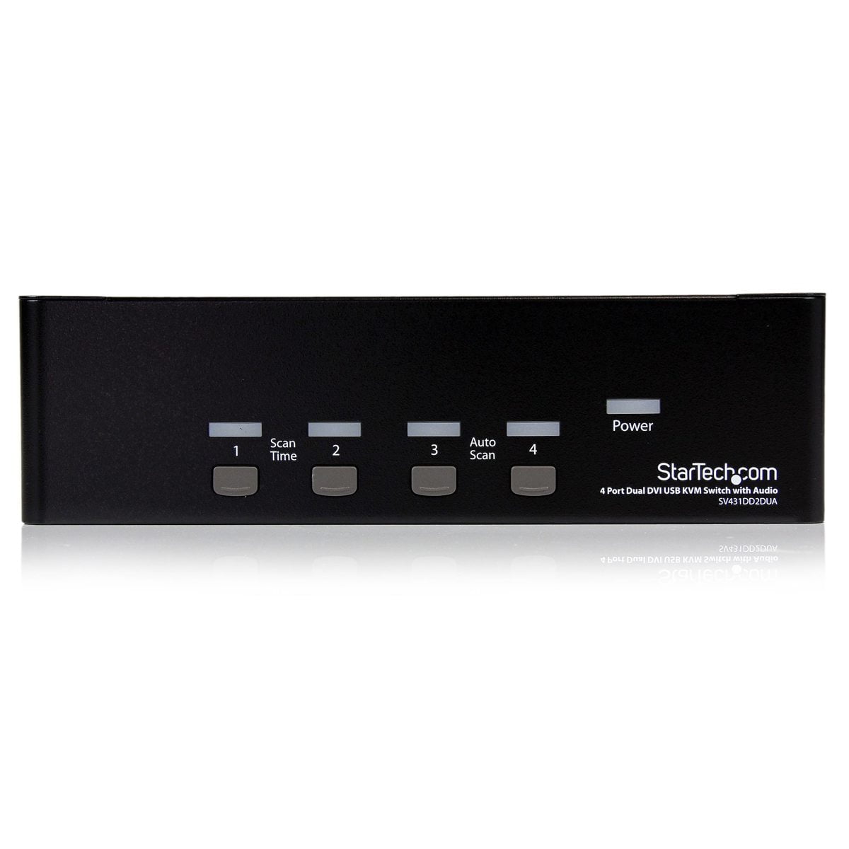 StarTech 4-Port Dual DVI USB KVM Switch with Audio and USB 2.0 Hub