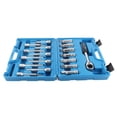thumbnail image 4 of Kit de 18 piezas de llaves de vaso para extracción de tuercas de amortiguador, herramienta universal profesional de reparación de automóviles., 4 of 14