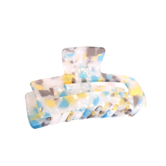 Bellefixe 8.5cm Mosaic Jaw Clip - Sea Glass