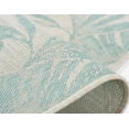 thumbnail image 5 of Momeni Riviera Transitional Aqua Indoor Outdoor Rug 2'7" X 7'6" Runner, 5 of 7