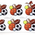 thumbnail image 3 of 10 Yards Sports Balls Printed Grosgrain Ribbon for Gifts Wrapping DIY Crafts 7/8" Inch, 3 of 3