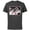 Charcoal, variant on Disney PIXAR UP Carl and Ellie Forever Heart - Short Sleeve Cotton T-Shirt for Adults - Customized-Natural