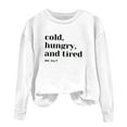 thumbnail image 4 of Fesfesfes Sleep Shirts Girls Crewneck Oversized Sweatshirt Children Fashion Long Sleeve Pullover Tops 1-12 Years, 4 of 6