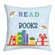 thumbnail image 2 of Reading Theme Pillow Covers Letter Printed Cushion Cases Decorative Throw Pillow Covers For Living Room Sofa Bedroom Home Decoration, 2 of 9