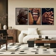 thumbnail image 4 of Fashion African American Black Man Wall Art Black Man Trend Poster Prints Pictures Hip-hop Aesthetics Luxury Street Wall Decor Artwork for Teen Boy Room DJ Studio Home Decoration, 4 of 6